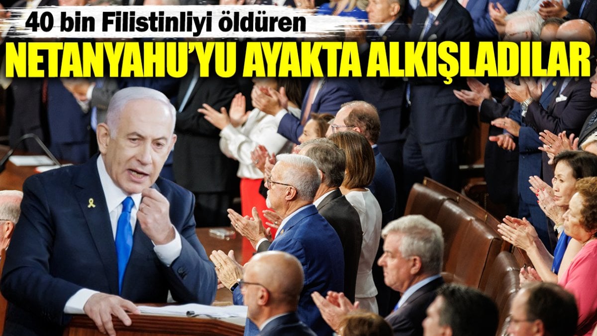 ABD Kongresi Netanyahu’yu ayakta alkışladı