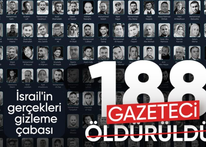 İsrail Gazze’de gazetecileri öldürmeye devam ediyor: 188 basın emekçisi katledildi!