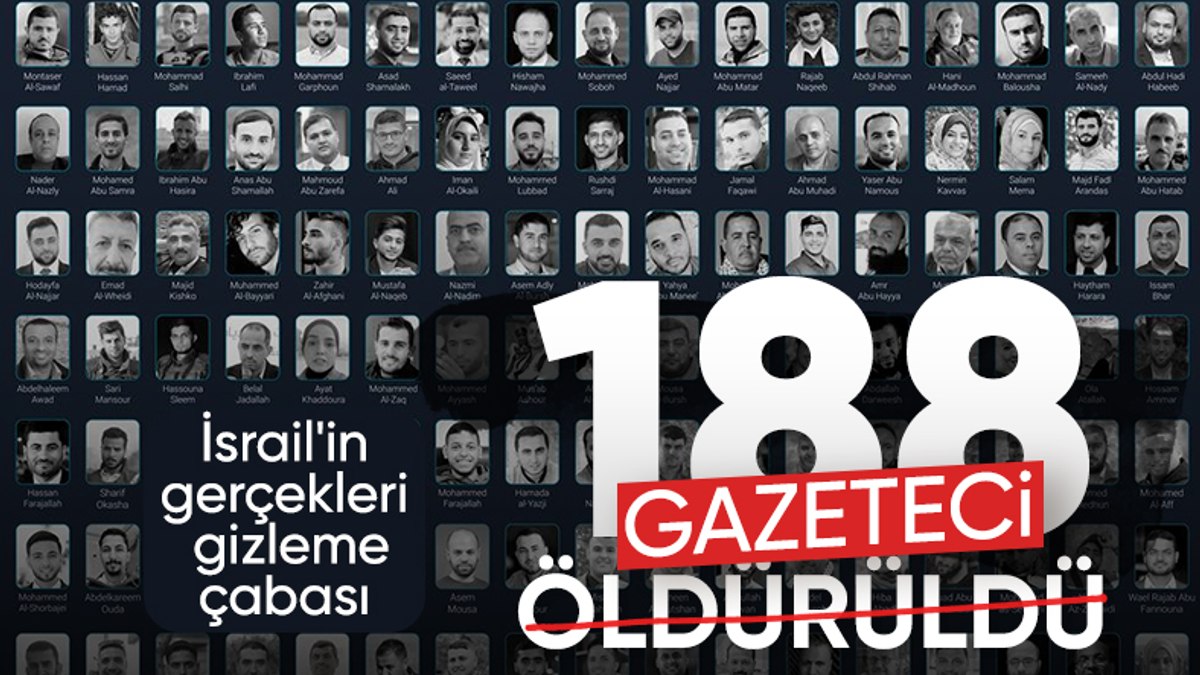 İsrail Gazze’de gazetecileri öldürmeye devam ediyor: 188 basın emekçisi katledildi!